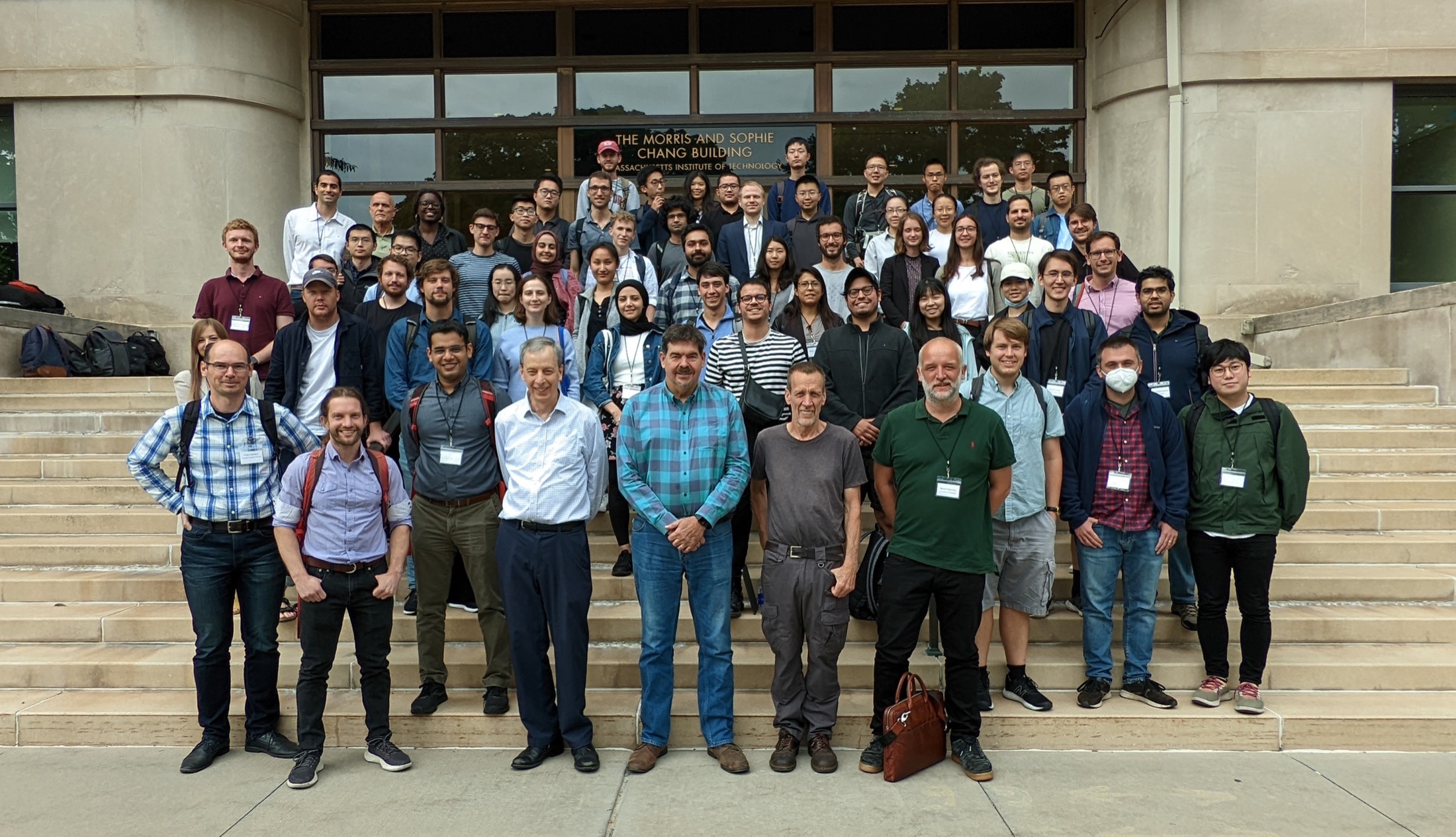 Participants in the 2022 Dynamic Structural Econometrics summer school gathered outside MIT